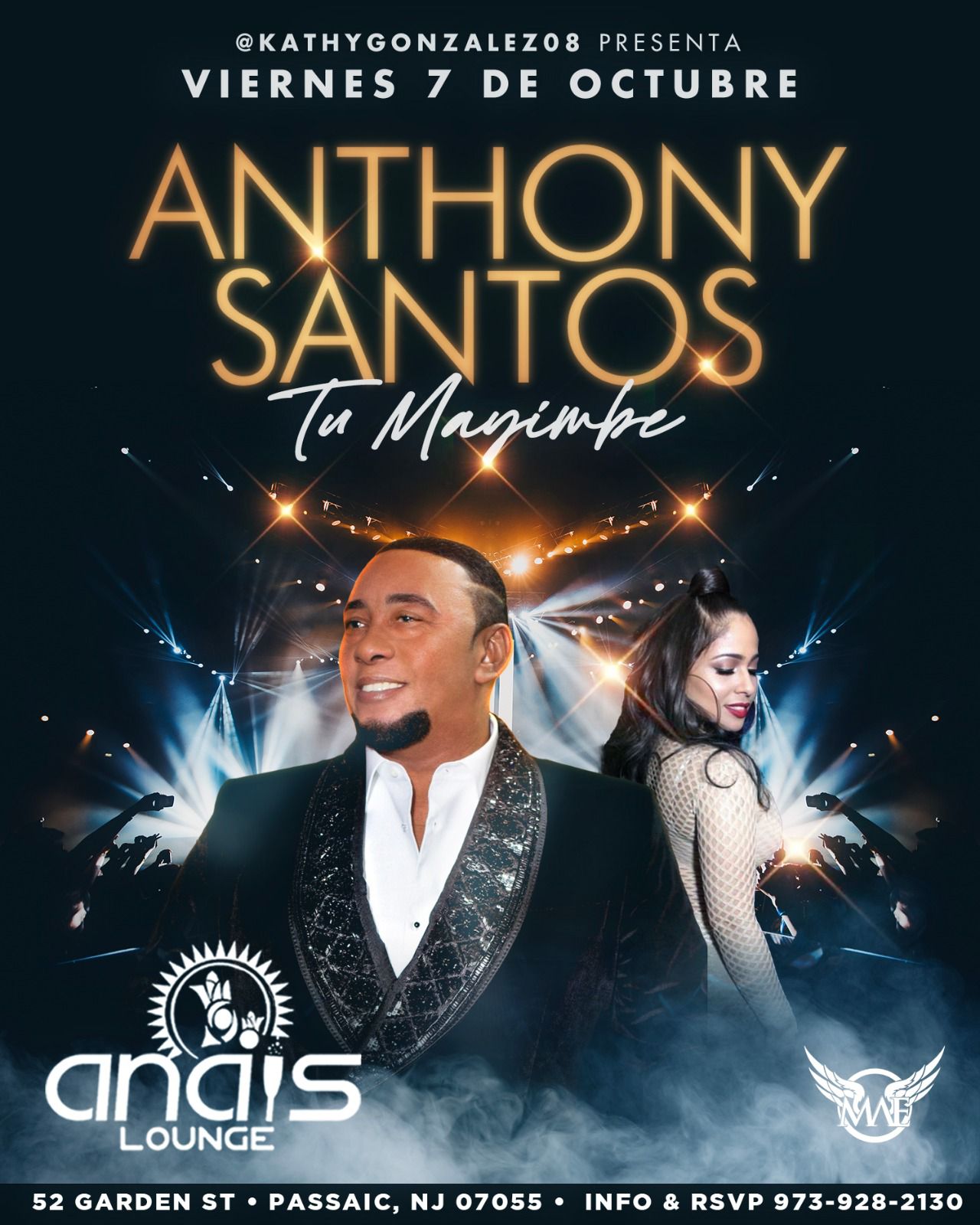 ANTHONY SANTOS Tickets - Anais Lounge